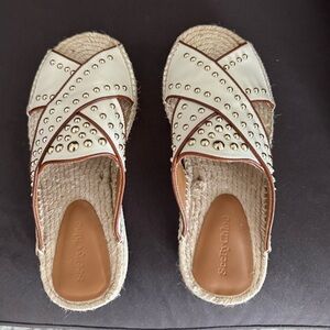 See By Chloe Pia Studded Espadrille Slides